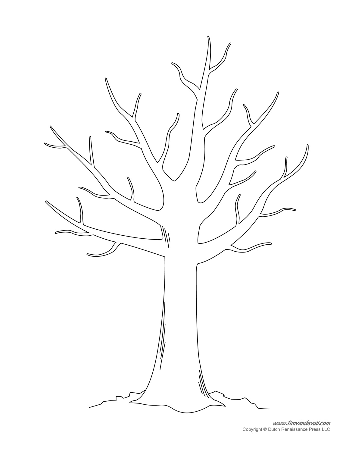 tree templates | tree printables
